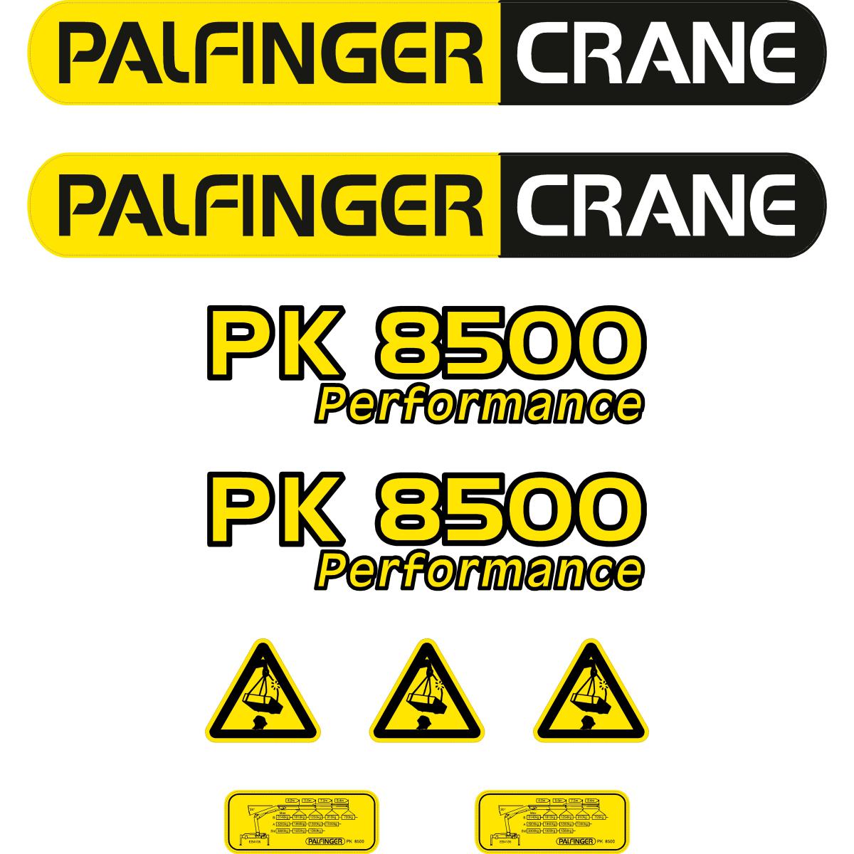 Palfinger PK8500 Decal Kit