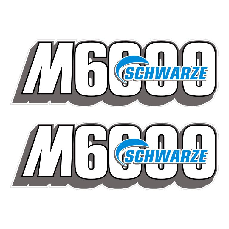 Schwarze M6000 Decals