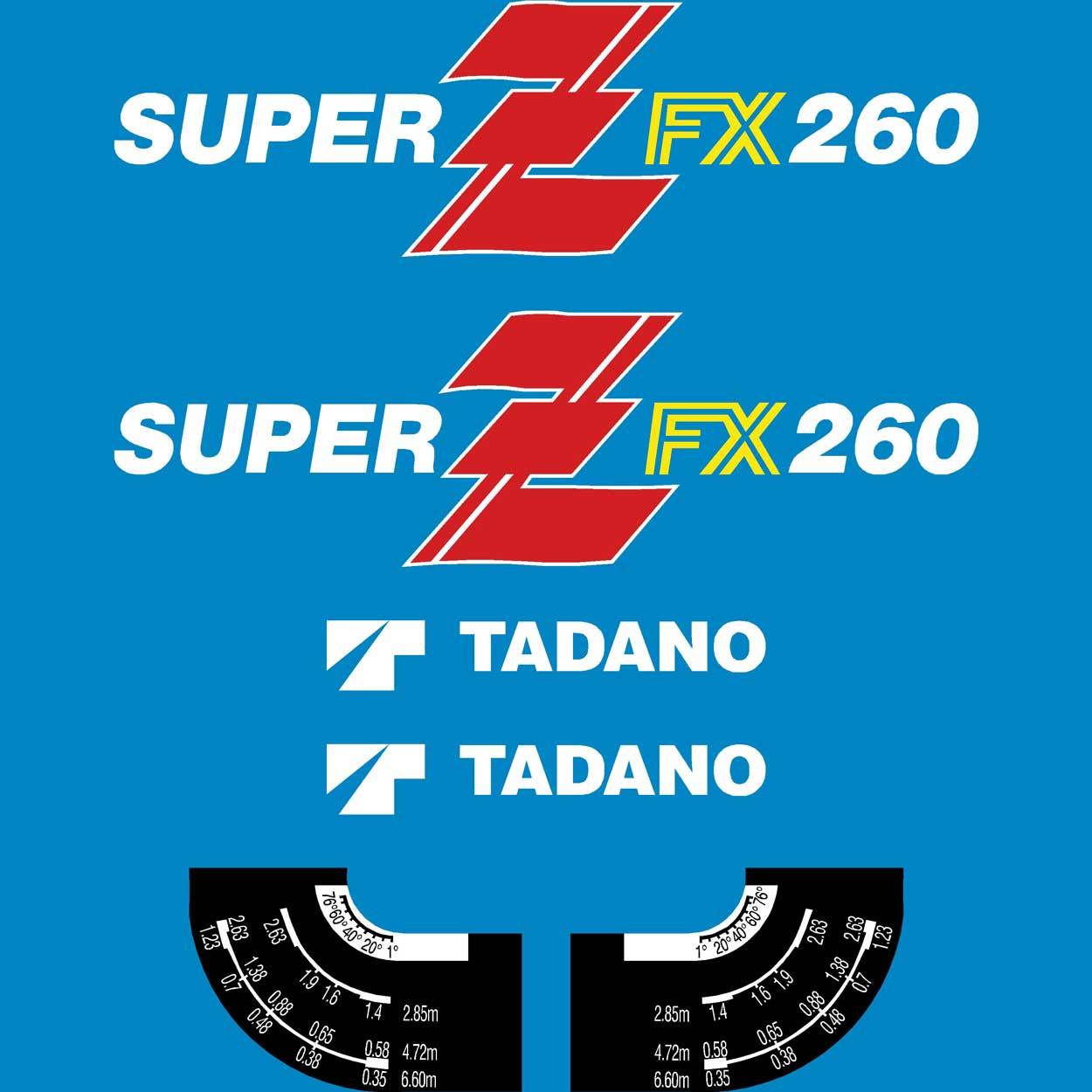 Tadano Super Z FX260 Decals