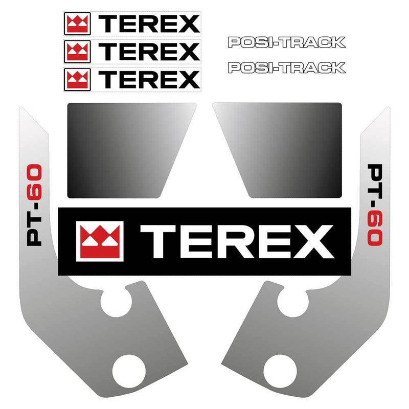 Terex PT60 Decals Stickers Kit 