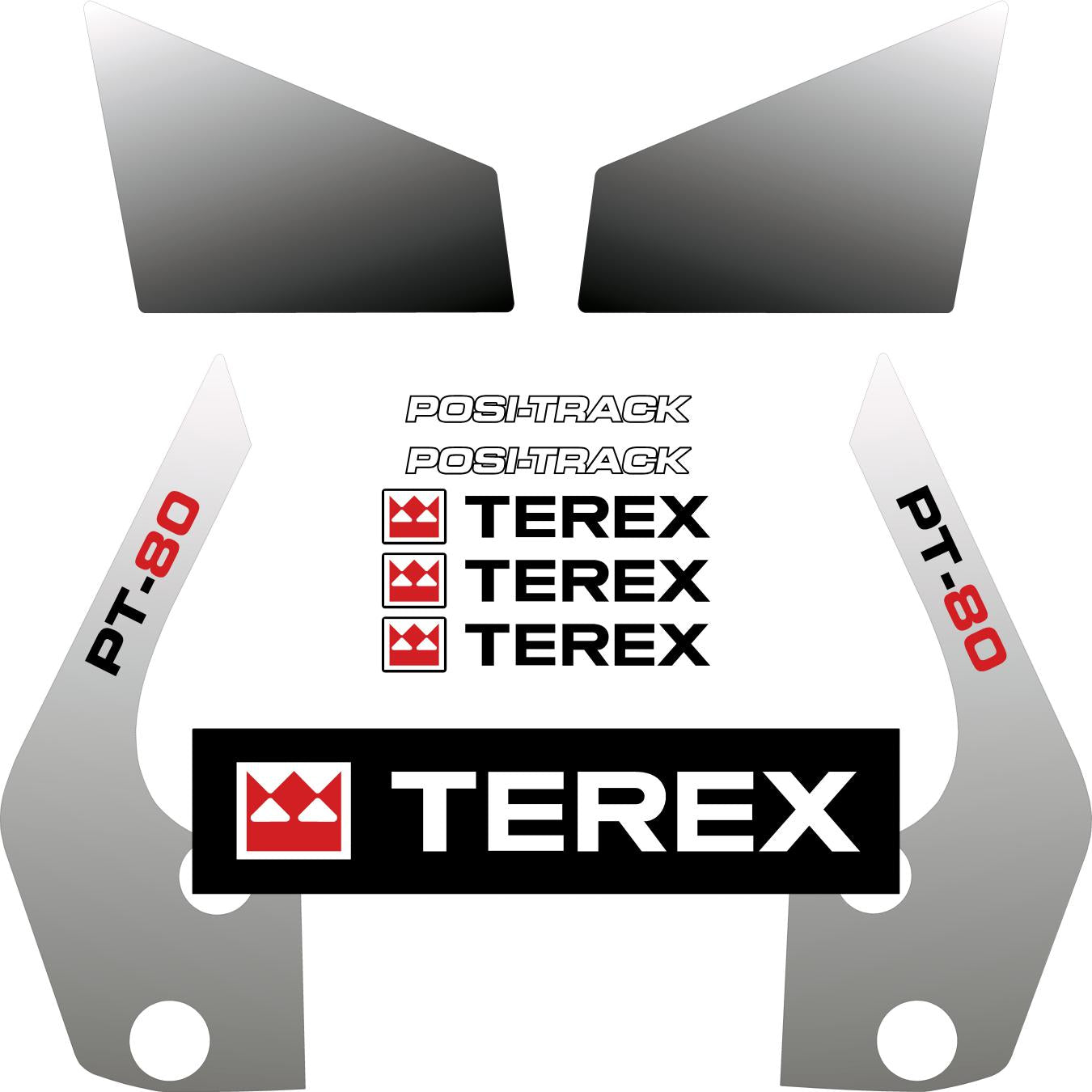 Terex PT80 Decals