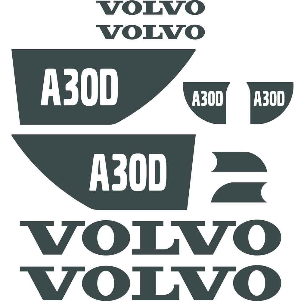 Volvo A30D Decals