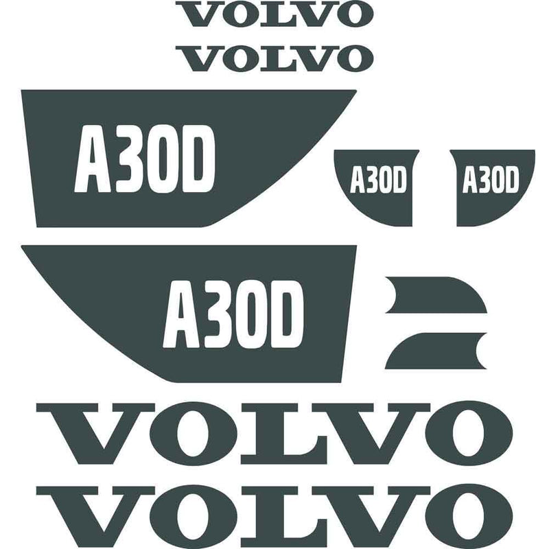 Volvo A30D Decals 