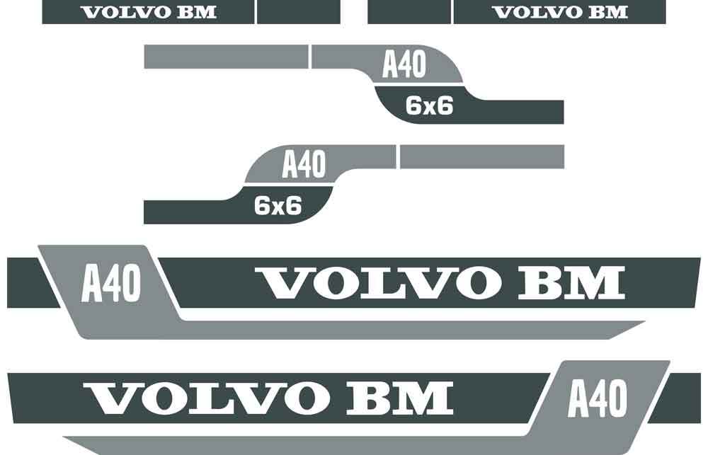 Volvo BM A40 Decals