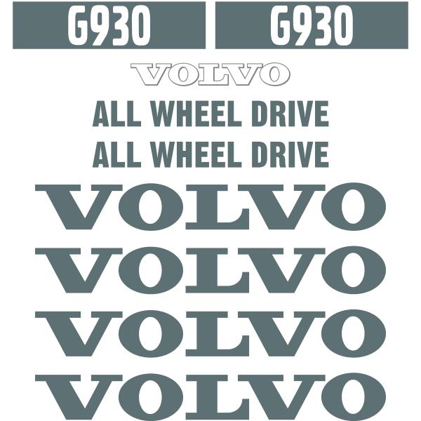 Volvo G930 Decal Kit