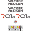 Wacker Neuson 701S Decals