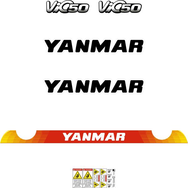 Yanmar Vio50-6 Decal Kit