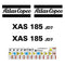 Atlas Copco XAS185 JD7 Compressor Decal Sticker Set