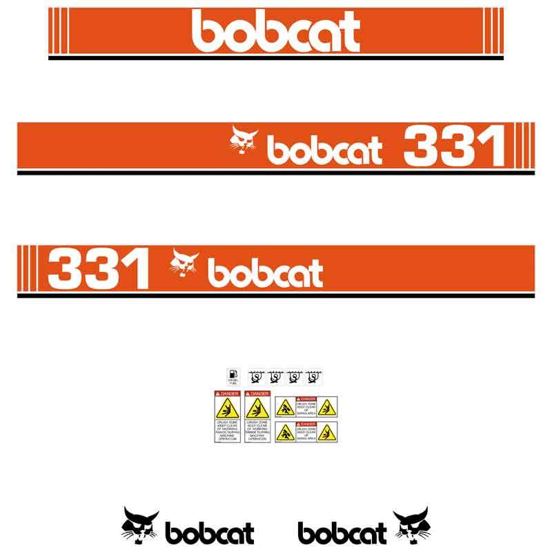 Bobcat 331 X Decals Stickers