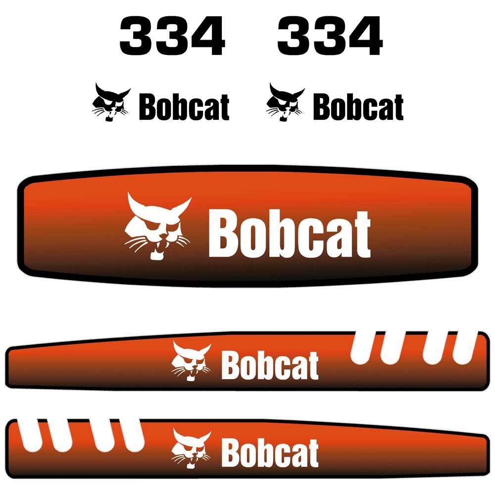 Bobcat 334 Decal Sticker Set