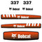 Bobcat 337 Decal Sticker Set