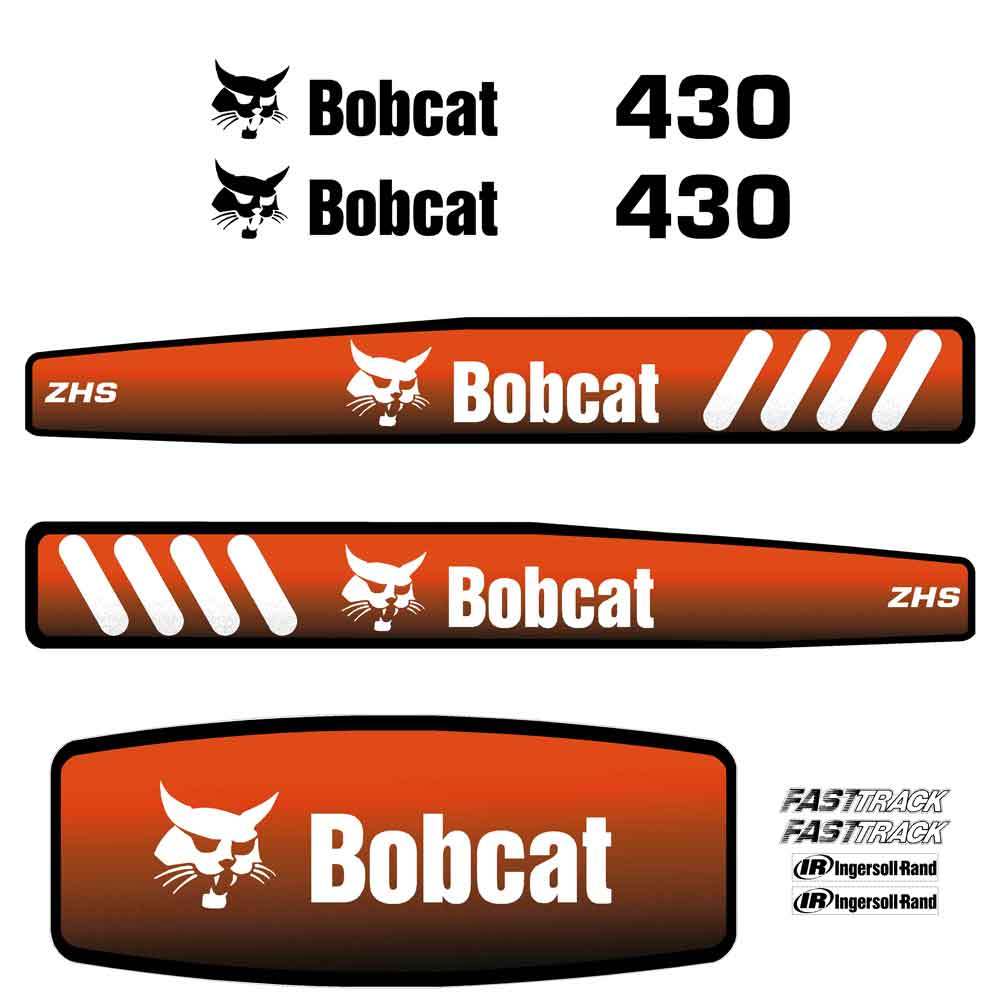 Bobcat 430 Decals Stickers