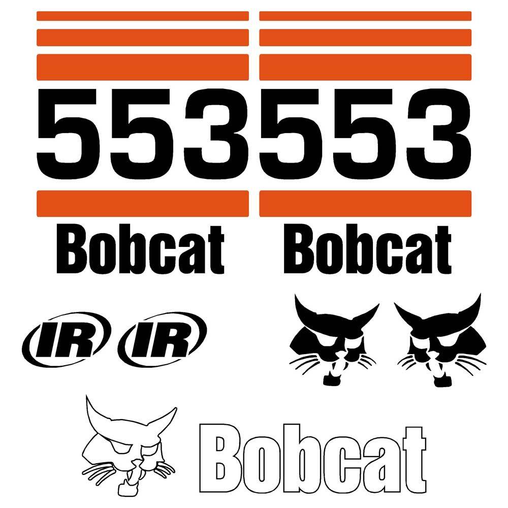 Bobcat 543 Melroe Skid Steer Set Vinyl Decal Sticker 3M - 25 PC