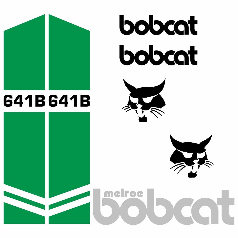 Bobcat 641b Decal Set