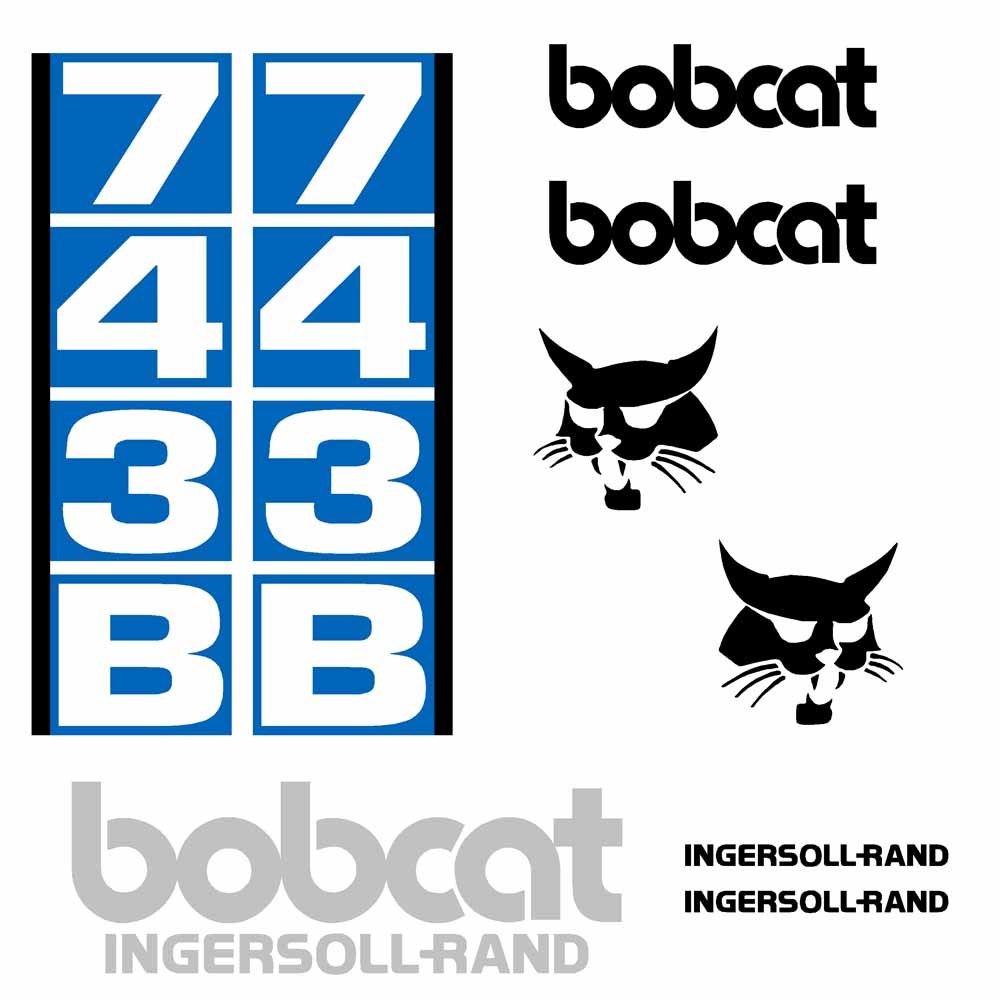 Bobcat IR 743B Decal Set