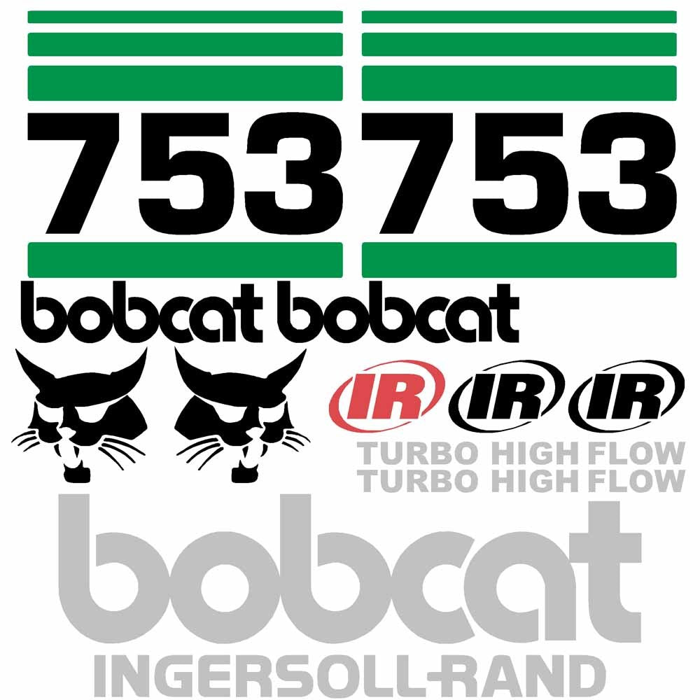 Bobcat IR 753 Decal Set (4)