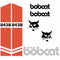 Bobcat 843b Decal Set Melroe