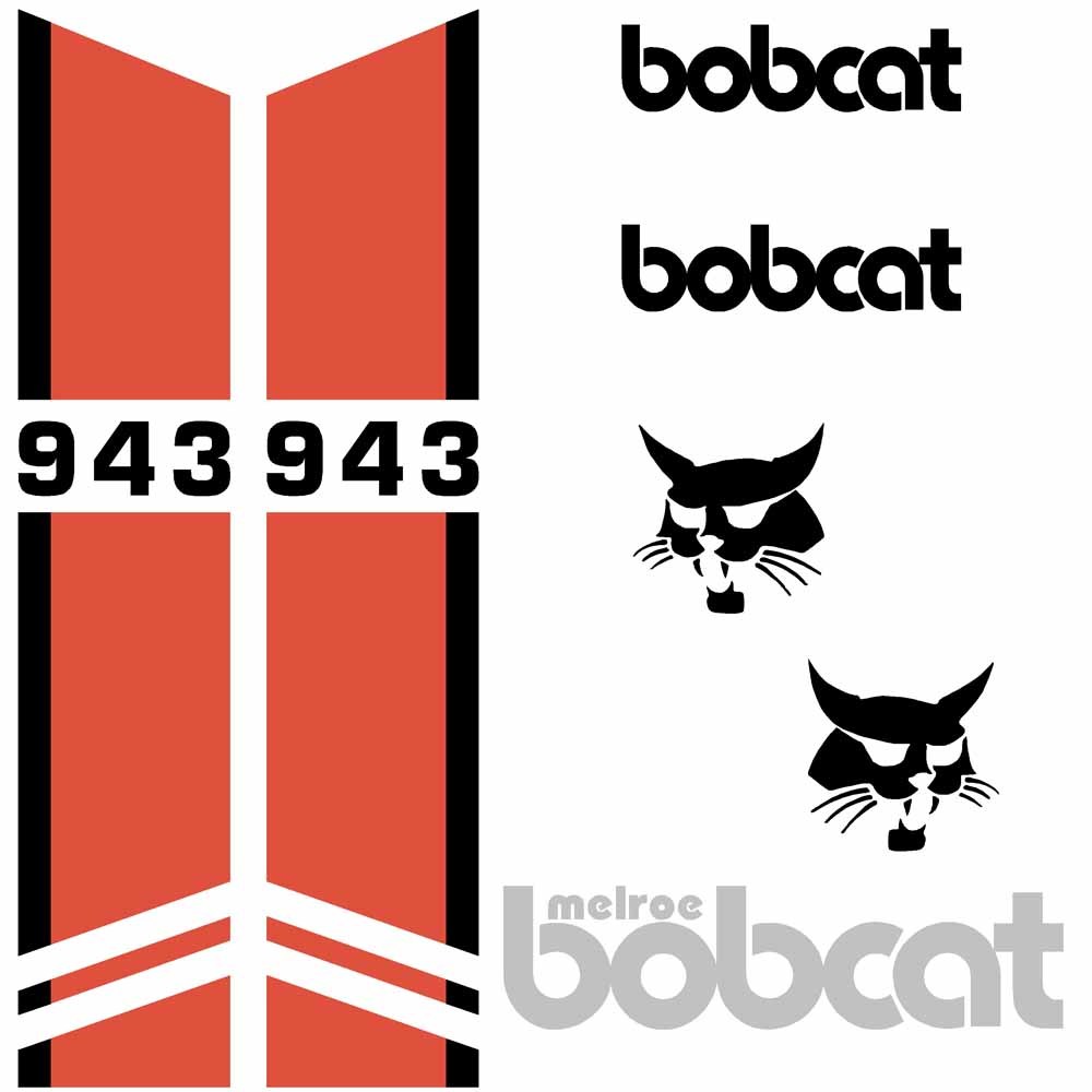 Bobcat 943 Decal Set