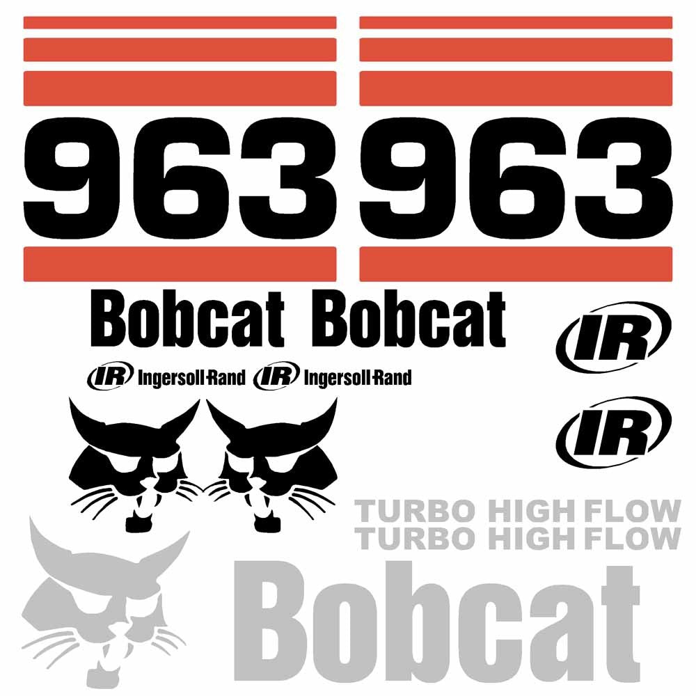 Bobcat 963 Decal Set