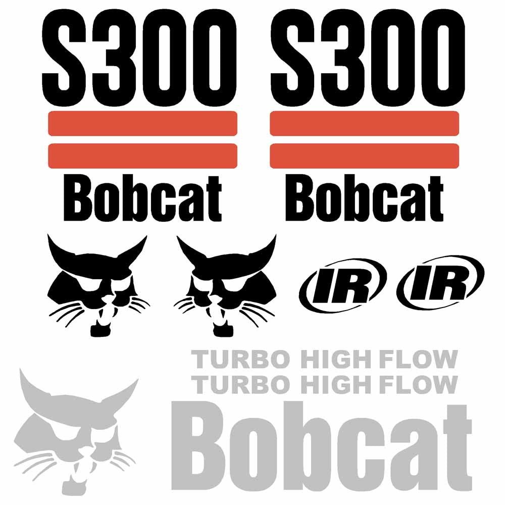 Bobcat S300 Decal Set (2003up)
