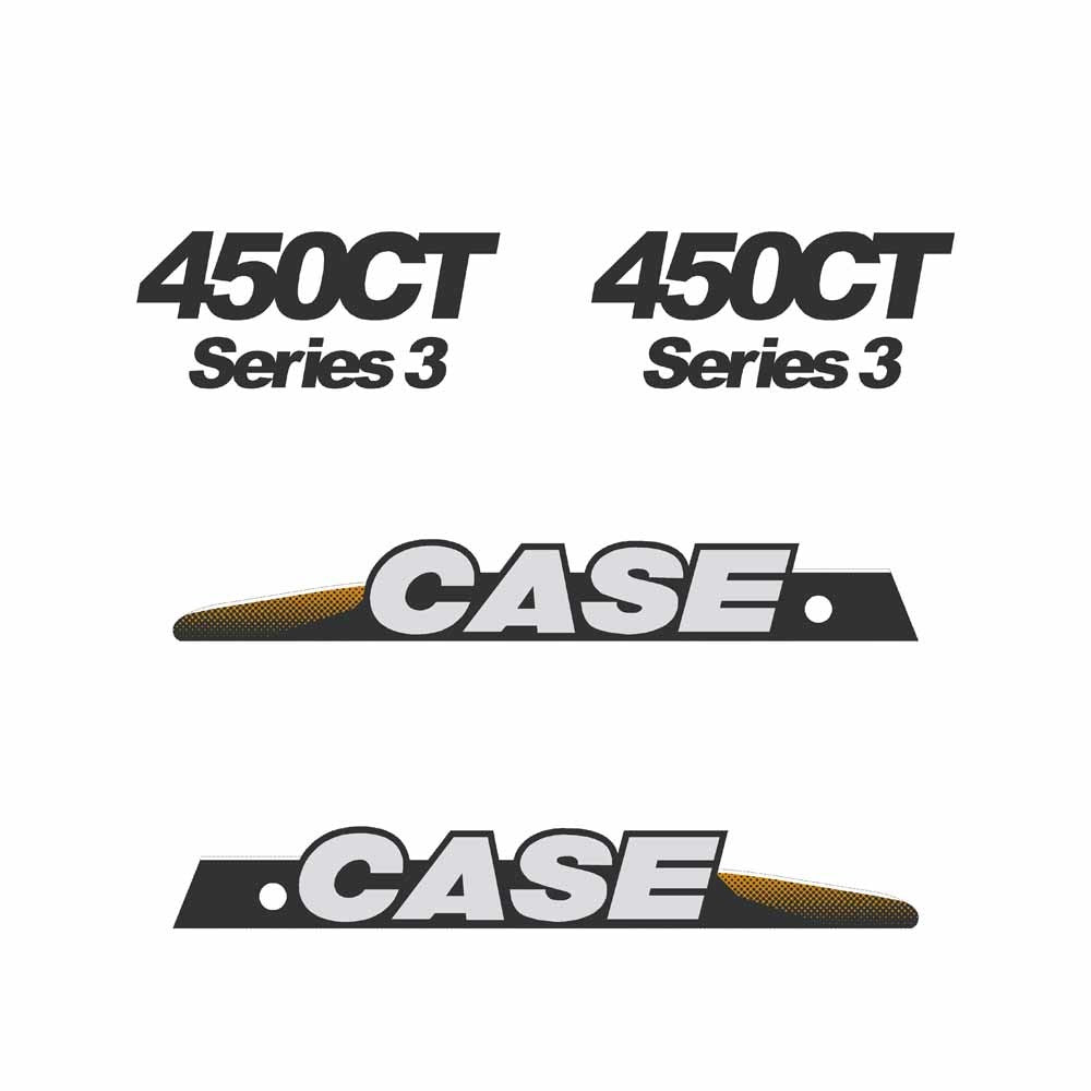 Case 450CT Decal Sticker Set