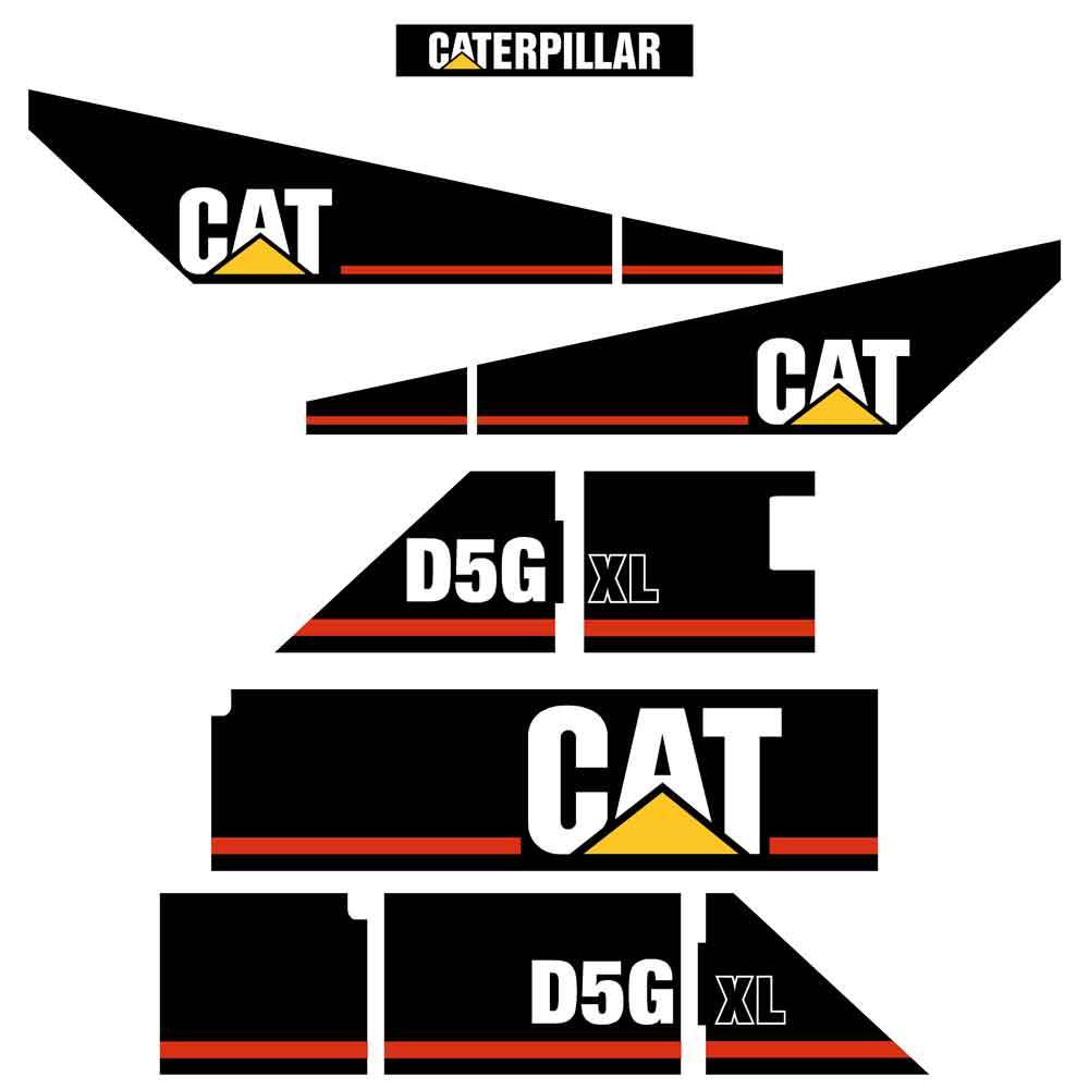 D5G XL LGP Decals Stickers