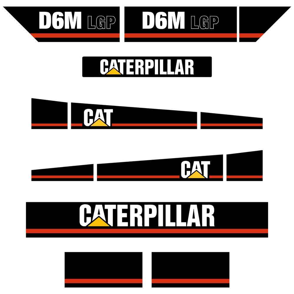 D6M LGP Decals Stickers