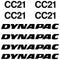 Dynapac CC21 Decals Stickers Set