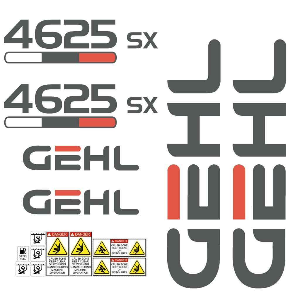 Gehl 4625 SX Decal Kit