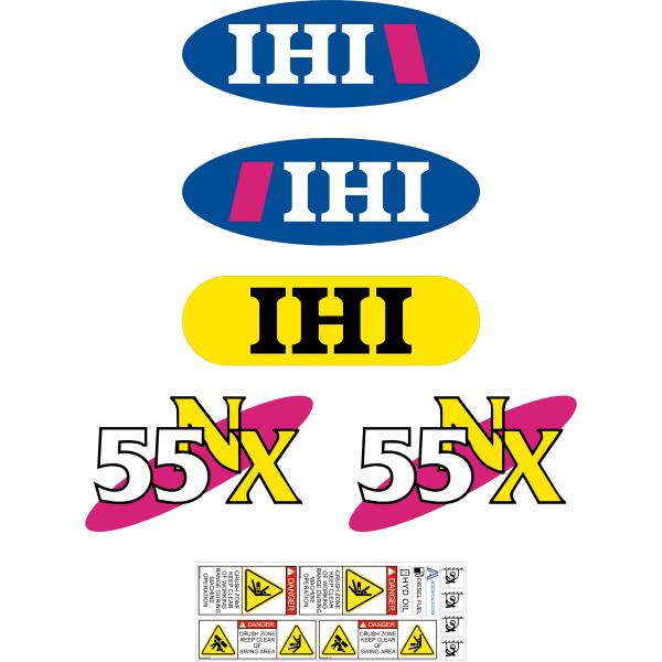 IHI 55NX Decal Kit