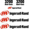 Ingersoll Rand IR PF3200 Decals Stickers