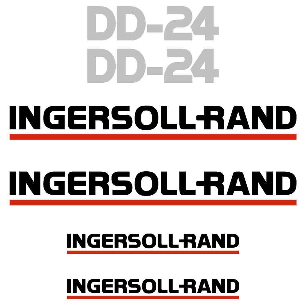Ingersoll Rand DD24 Decal Sticker Set