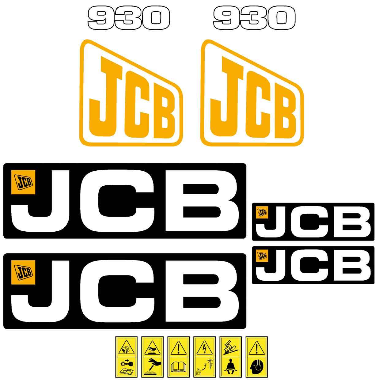 JCB 930 Decals