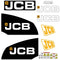 JCB 409B Decals Stickers Set