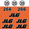JLG 266 Decals Stickers