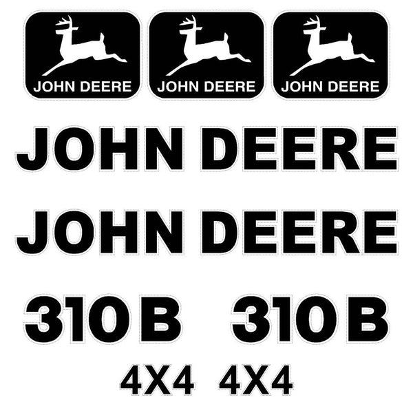 John Deere 310B Decals Stickers Kit
