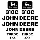 John Deere 310C Decals Stickers