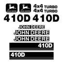 John Deere 410D Decals Stickers Kit