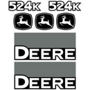 John Deere 524K Decals Stickers Kit