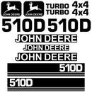 John Deere 510D Decals Stickers Kit