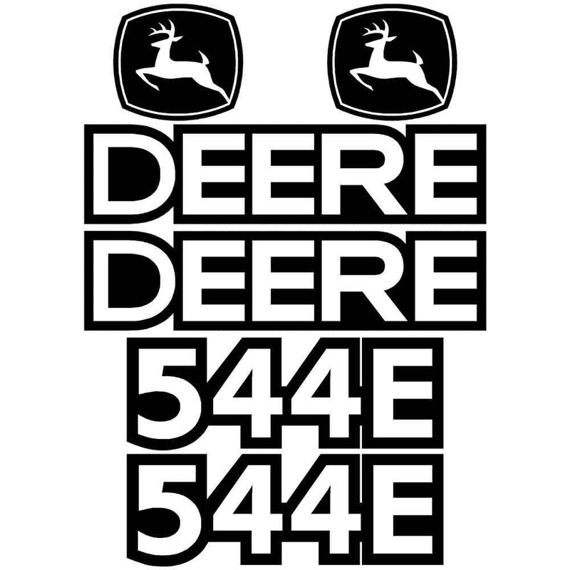 John Deere 544E Decal Sticker Set