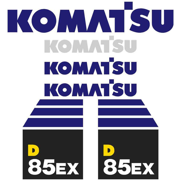 Komatsu D85EX-15 Decals Stickers 