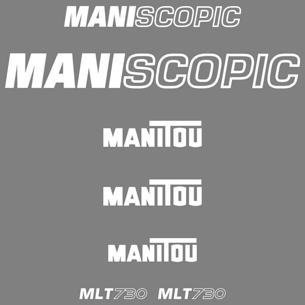 Manitou MLT730 Decals Stickers