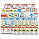 Mobile Rock Crusher Safety Decals Stickers