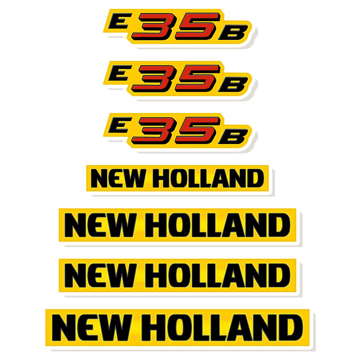 New Holland E35B Decal Kit