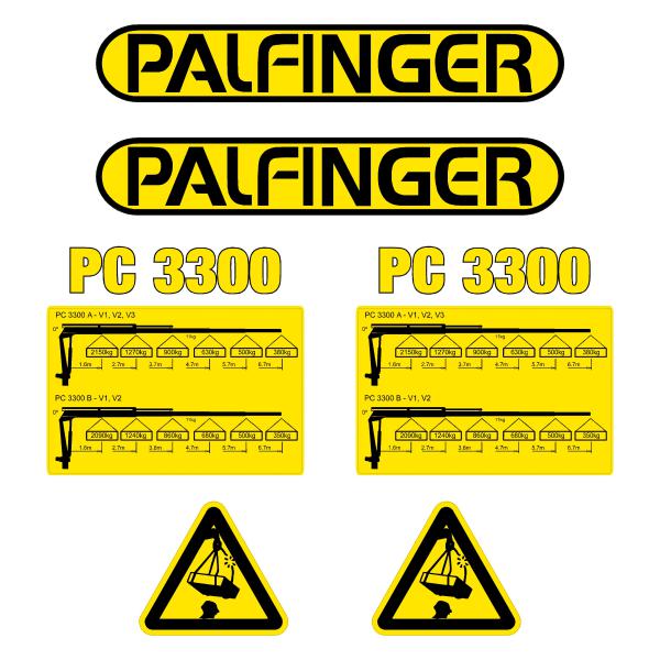 Palfinger PC3300 Decal Kit