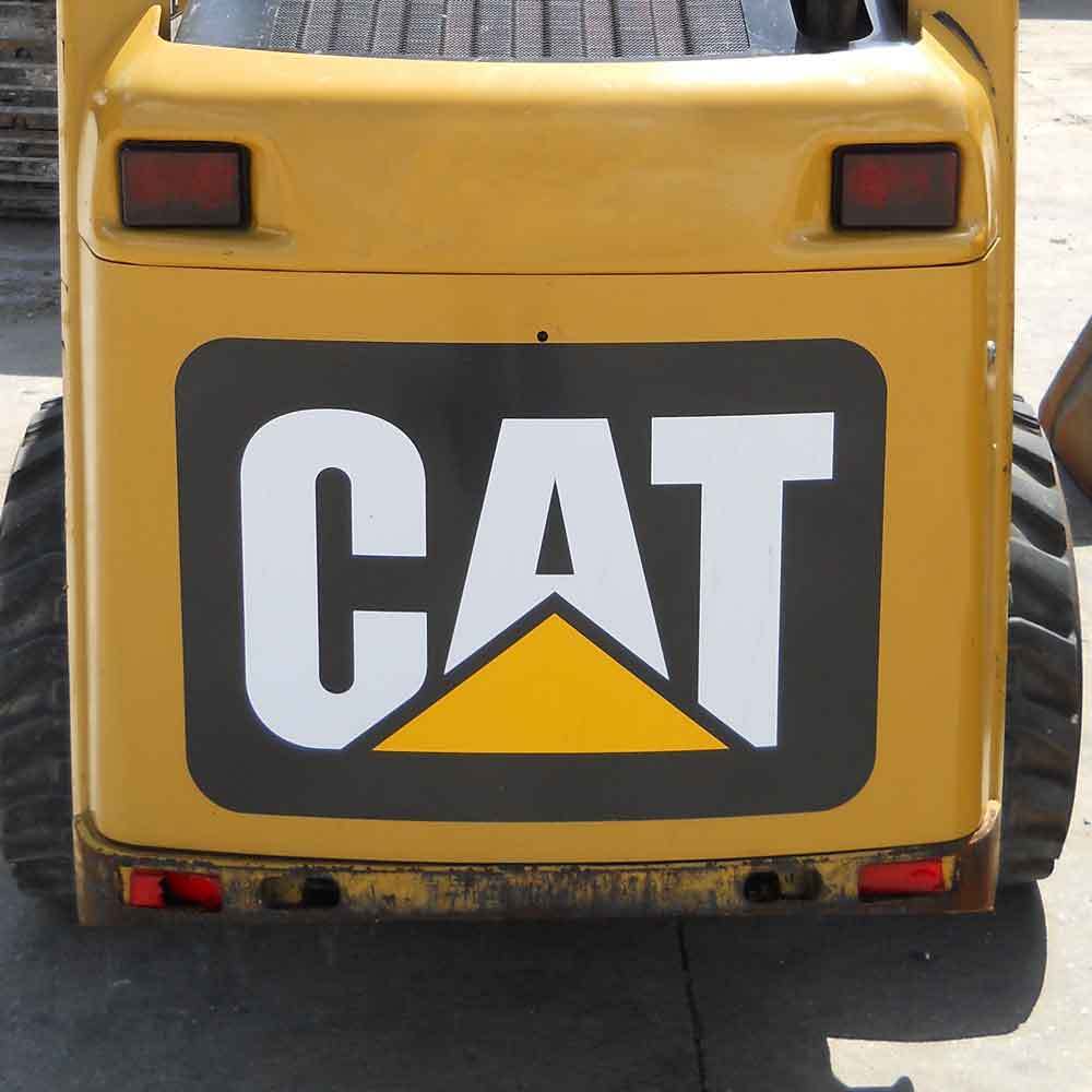 Decal Sticker for Back Door of Skid Steer or Compact Track Loader