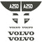 Volvo A25D Decals Stickers