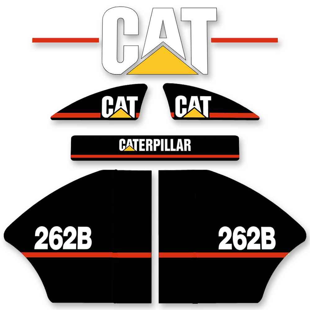 CAT 262B Decals
