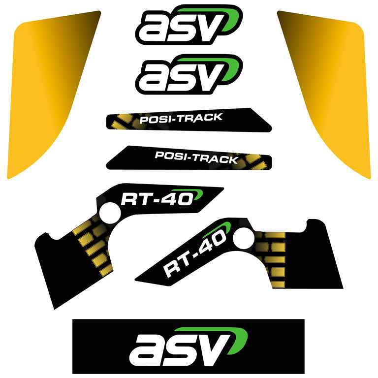 ASV RT40 Decal Kit
